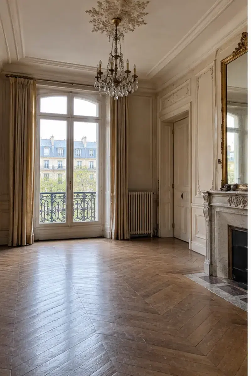 Rénovation d’appartement haut de gamme à Paris 8e — état avant travaux