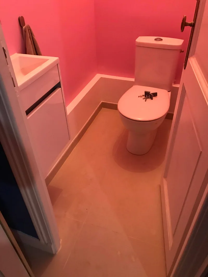 WC — sol et plinthes
